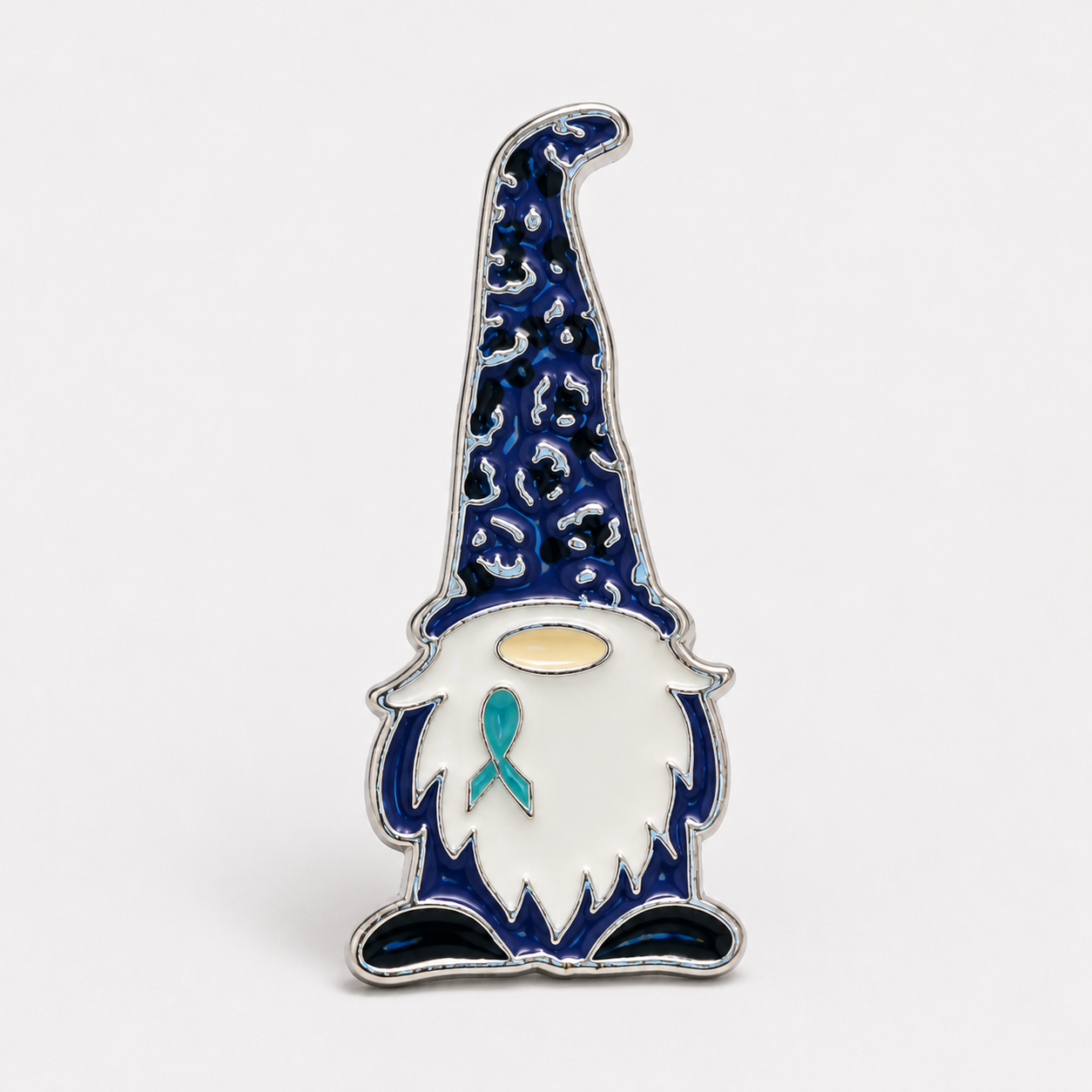 HP2 â€” Awareness Gnome Hat Pin, Twizted Treasure hat pin by Tonya