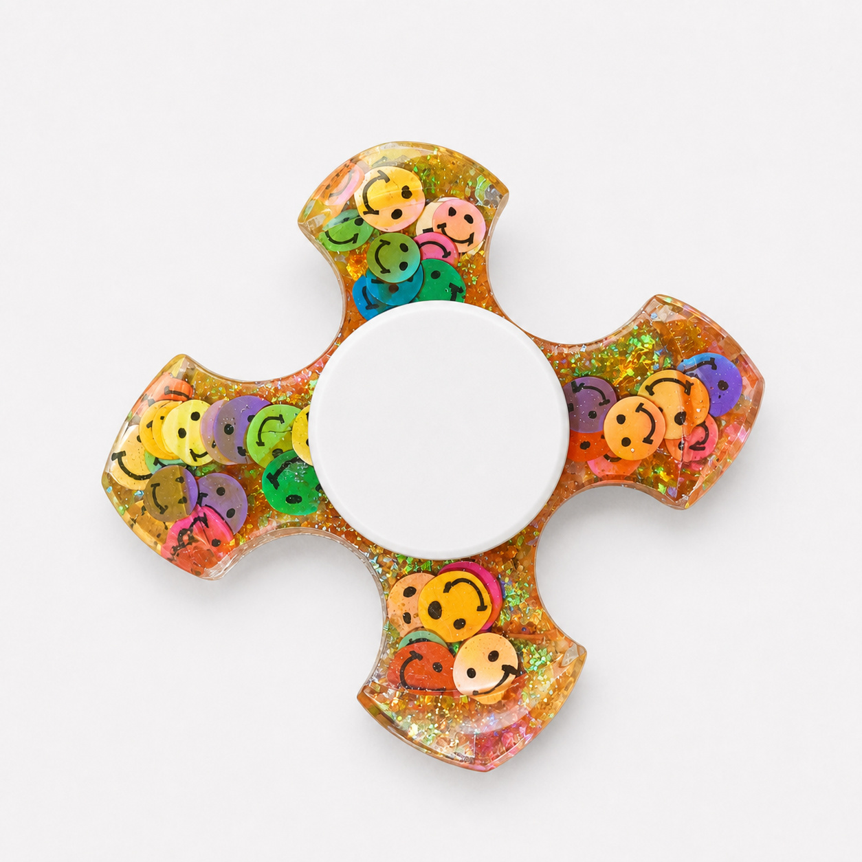 Twizted Happy Vibes Resin Fidget Spinner